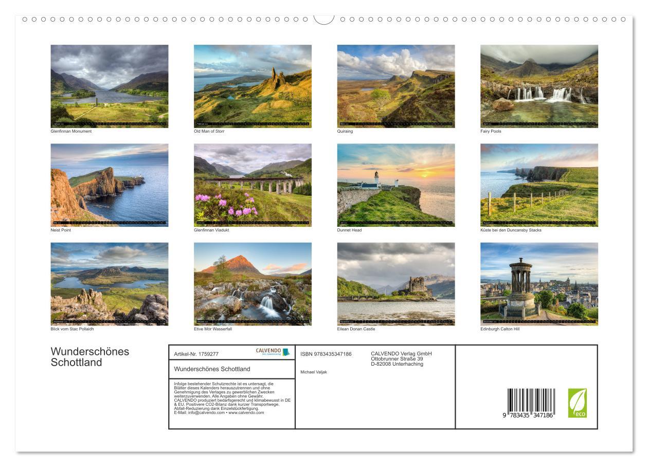 Bild: 9783435347186 | Wunderschönes Schottland (hochwertiger Premium Wandkalender 2025...