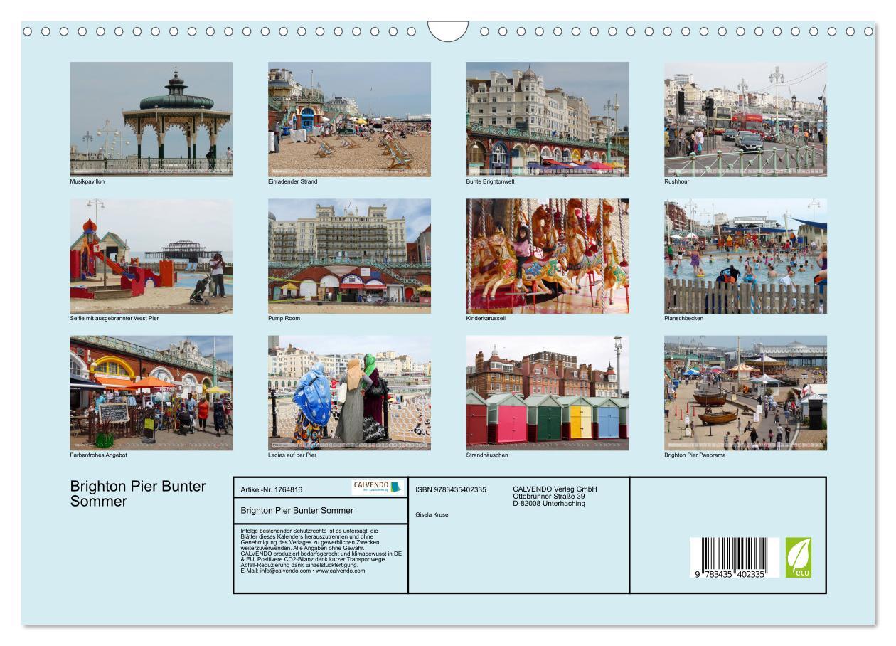 Bild: 9783435402335 | Brighton Pier Bunter Sommer (Wandkalender 2025 DIN A3 quer),...