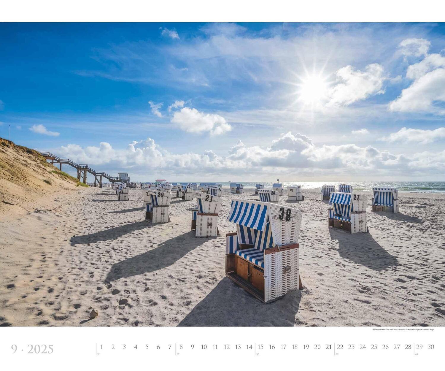 Bild: 4251732342258 | Sylt 2025 - Bildkalender XXL 60x50 cm - hochwertiger Wandkalender...