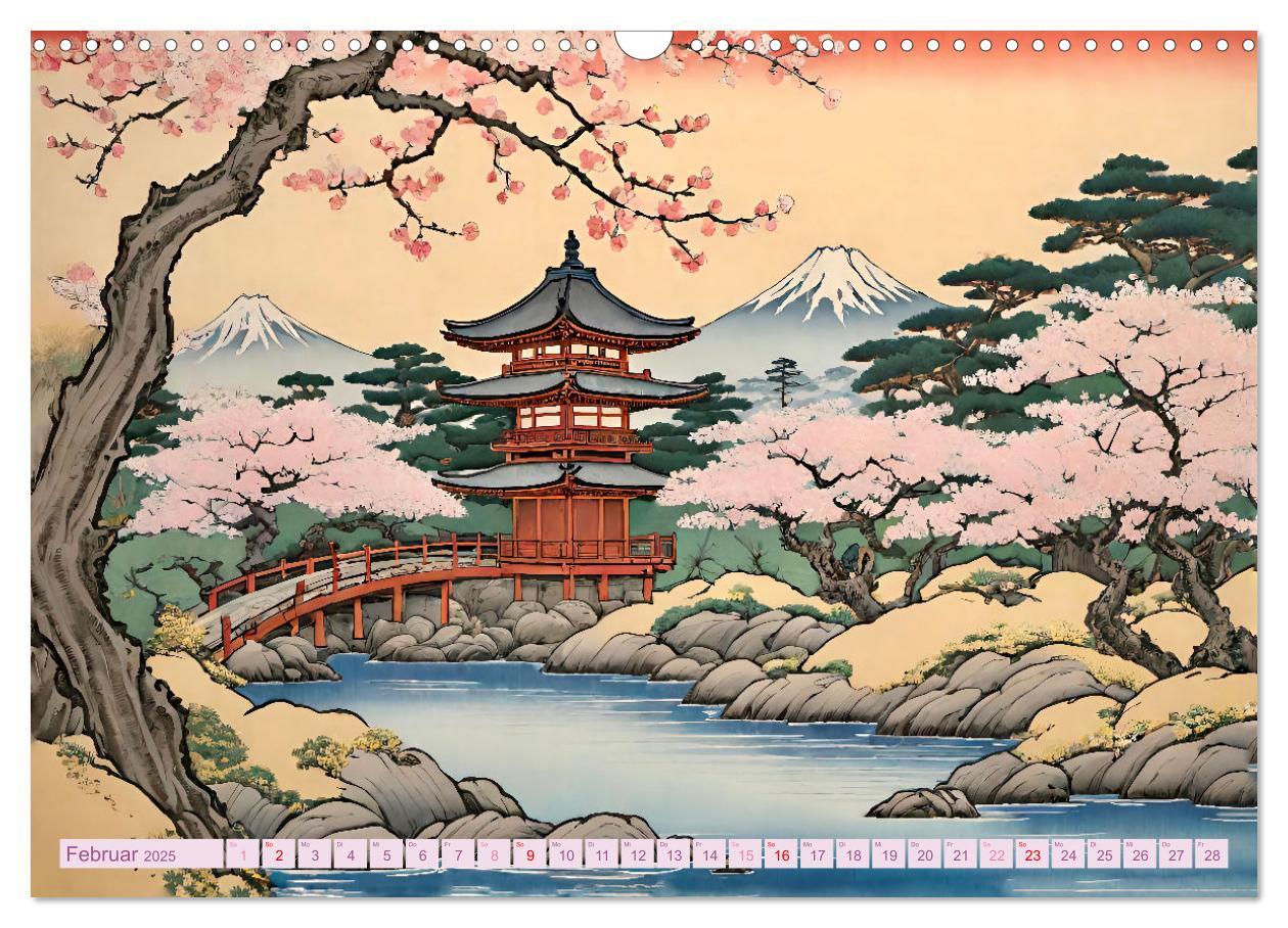 Bild: 9783383824982 | Hanami in Japan (Wandkalender 2025 DIN A3 quer), CALVENDO...