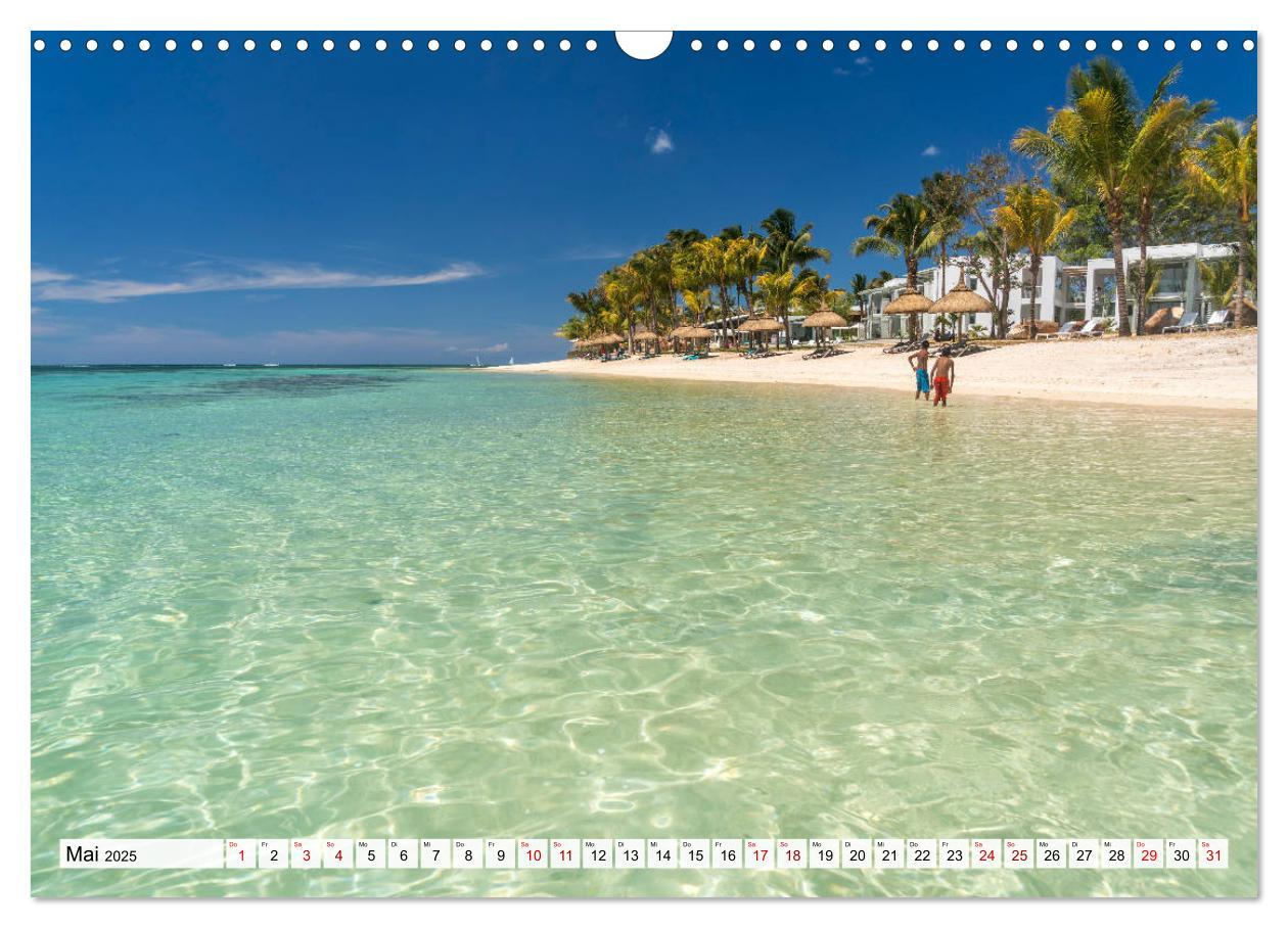 Bild: 9783435288113 | Traumstrände auf Mauritius (Wandkalender 2025 DIN A3 quer),...