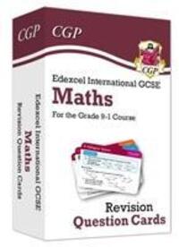 Cover: 9781789084061 | Edexcel International GCSE Maths: Revision Question Cards | CGP Books