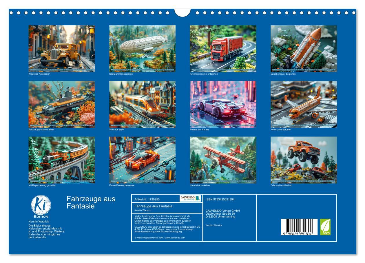 Bild: 9783435651894 | Fahrzeuge aus Fantasie (Wandkalender 2025 DIN A3 quer), CALVENDO...