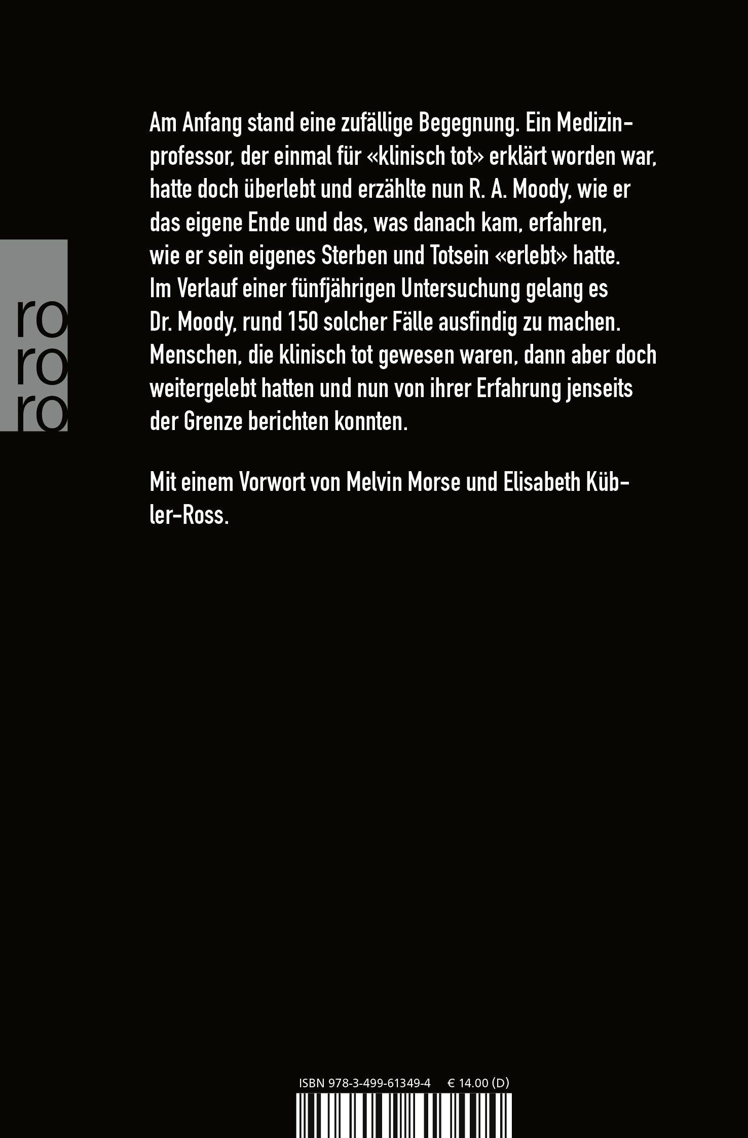 Rückseite: 9783499613494 | Leben nach dem Tod | Die Erforschung einer unerklärlichen Erfahrung