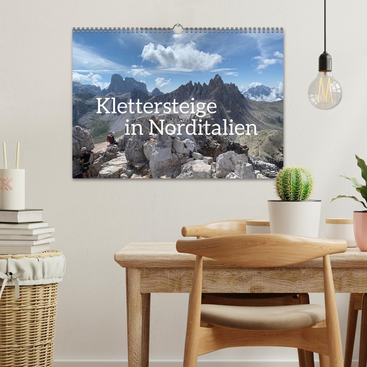 Bild: 9783383847271 | Klettersteige in Norditalien (Wandkalender 2025 DIN A3 quer),...