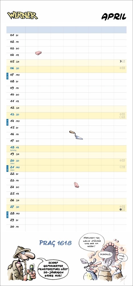 Bild: 9783756405824 | Werner Werkstattplaner 2025 | Rötger Feldmann | Kalender | 14 S.