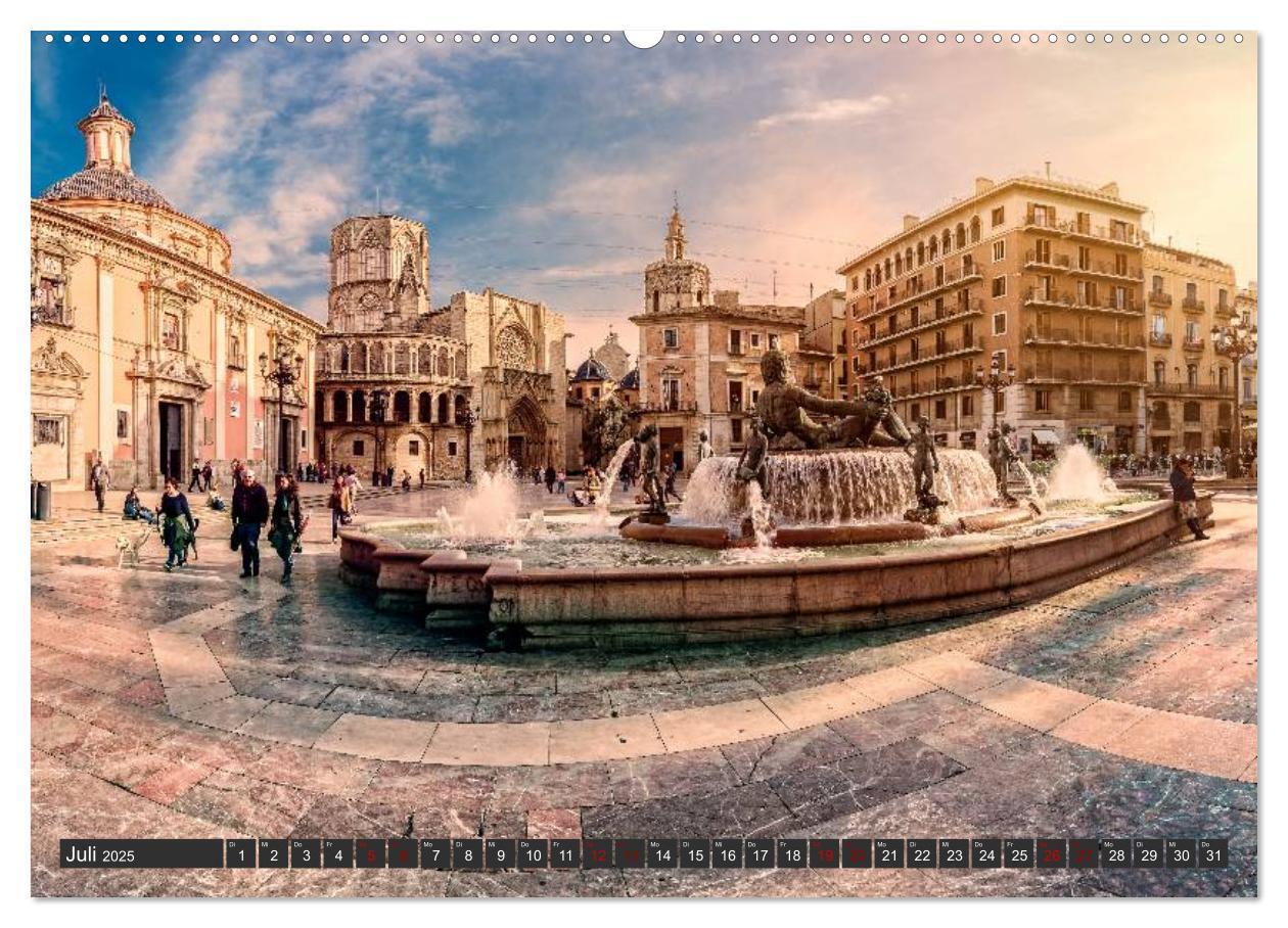 Bild: 9783435438778 | Valencia - Stadt am Turia (Wandkalender 2025 DIN A2 quer), CALVENDO...