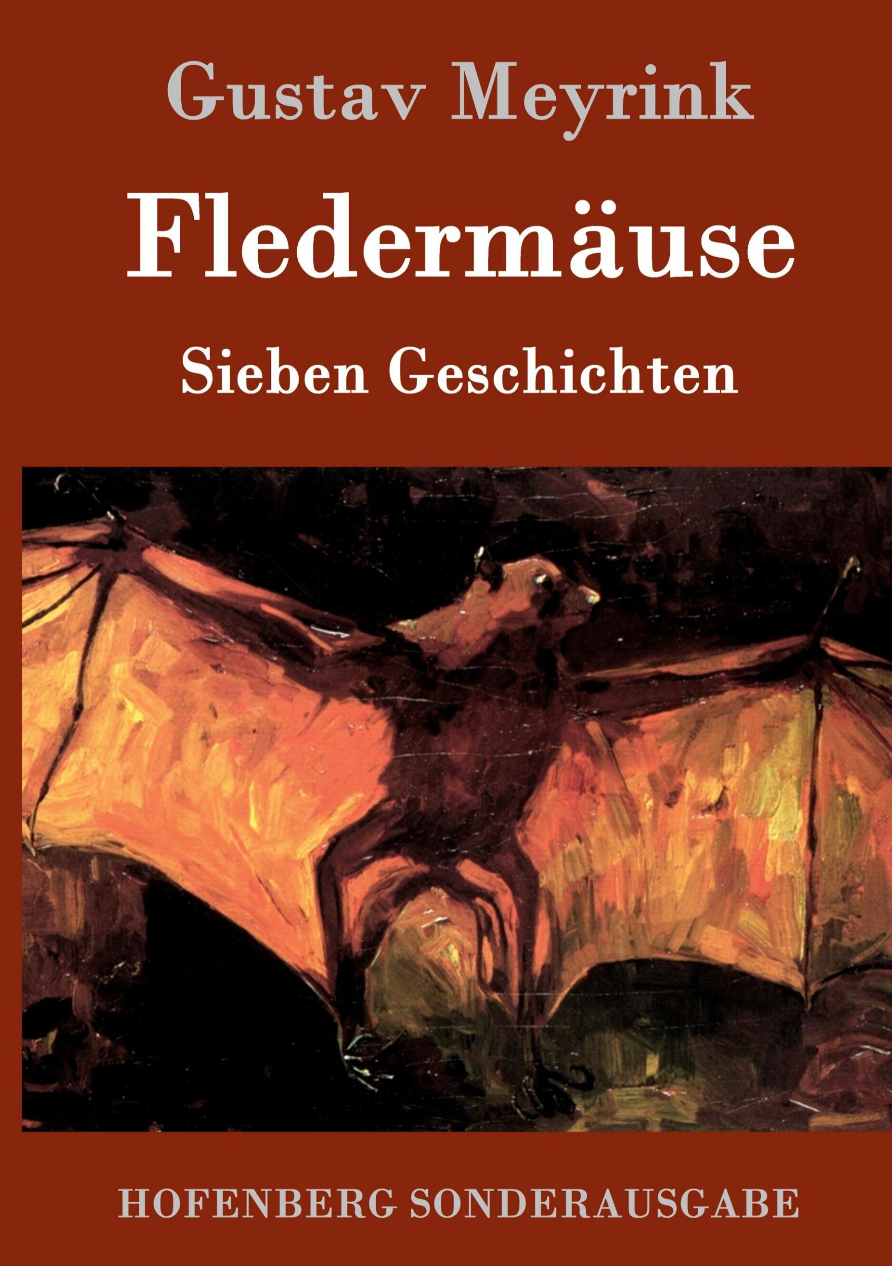 Cover: 9783861996934 | Fledermäuse | Sieben Geschichten | Gustav Meyrink | Buch | 112 S.