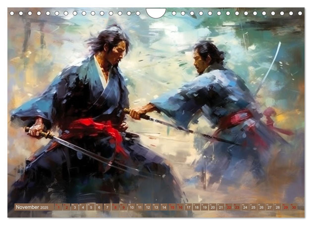 Bild: 9783383862625 | Samurai - ein Leben in Meditation (Wandkalender 2025 DIN A4 quer),...