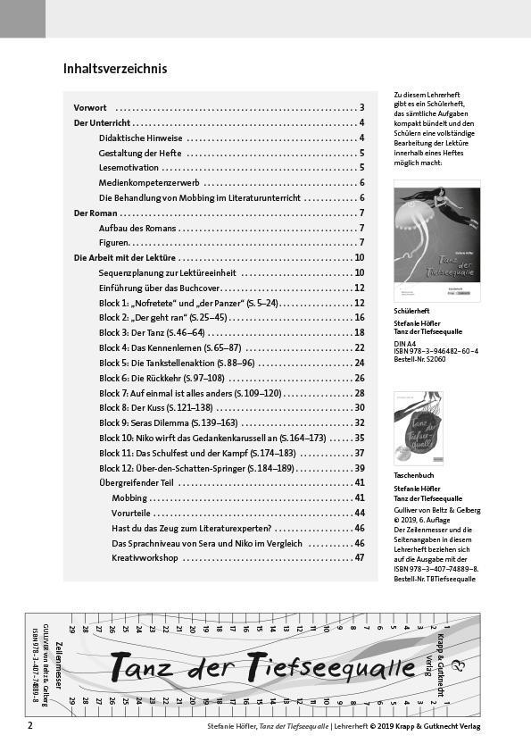 Bild: 9783946482598 | Tanz der Tiefseequalle - Lehrerheft | Stefanie Höfler (u. a.) | Buch