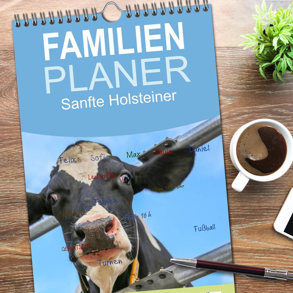 Bild: 9783457122877 | Familienplaner 2025 - Sanfte Holsteiner mit 5 Spalten...