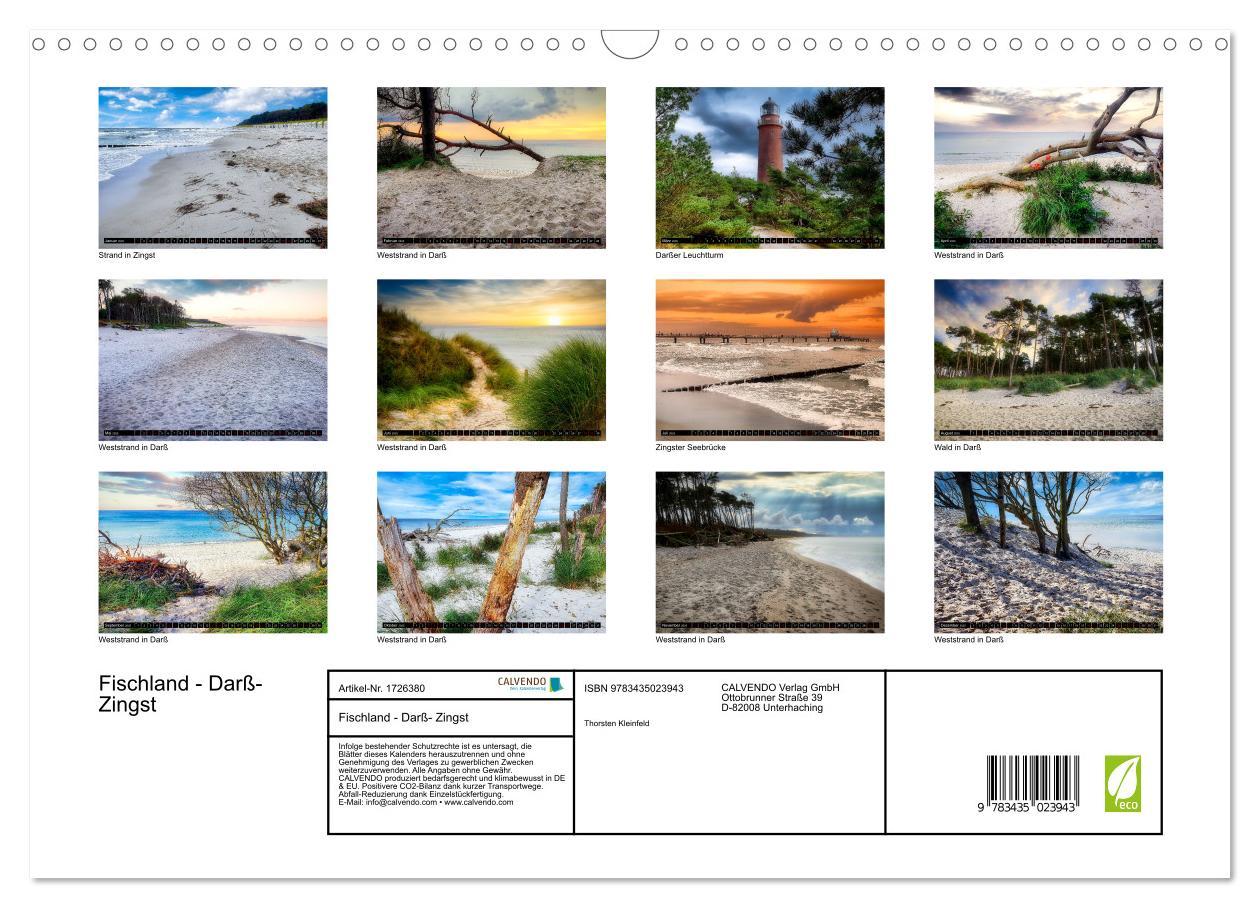 Bild: 9783435023943 | Fischland - Darß- Zingst (Wandkalender 2025 DIN A3 quer), CALVENDO...