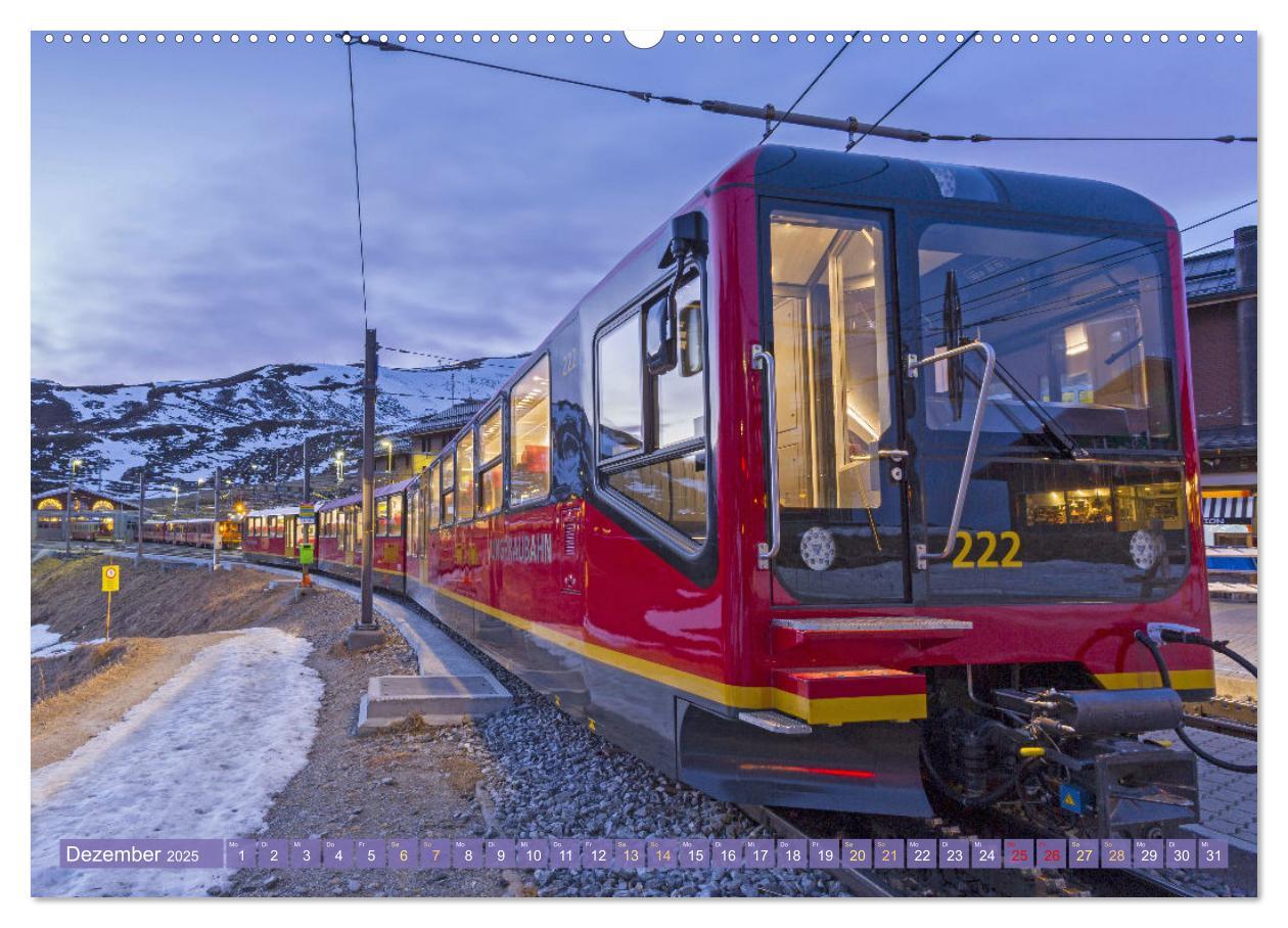 Bild: 9783457140413 | Im Zug durch Schweizer Berge (Wandkalender 2025 DIN A2 quer),...