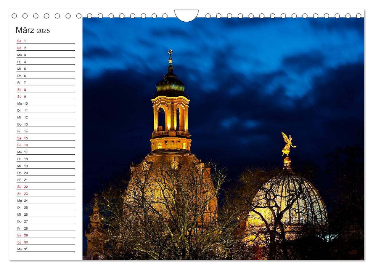 Bild: 9783435533756 | Dresden - Die Frauenkirche (Wandkalender 2025 DIN A4 quer),...