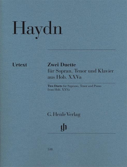 Cover: 9790201805382 | Zwei Duette - Sopran, Tenor Und Klavier | Joseph Haydn | Taschenbuch