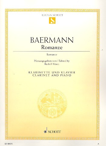 Cover: 9790001172097 | Romanze | Carl Baermann | Buch | Schott Music | EAN 9790001172097