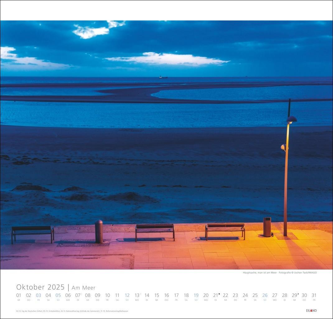 Bild: 9783964023094 | Am Meer Edition Kalender 2025 - Sand, Wind und Wellen | Hans Jessel