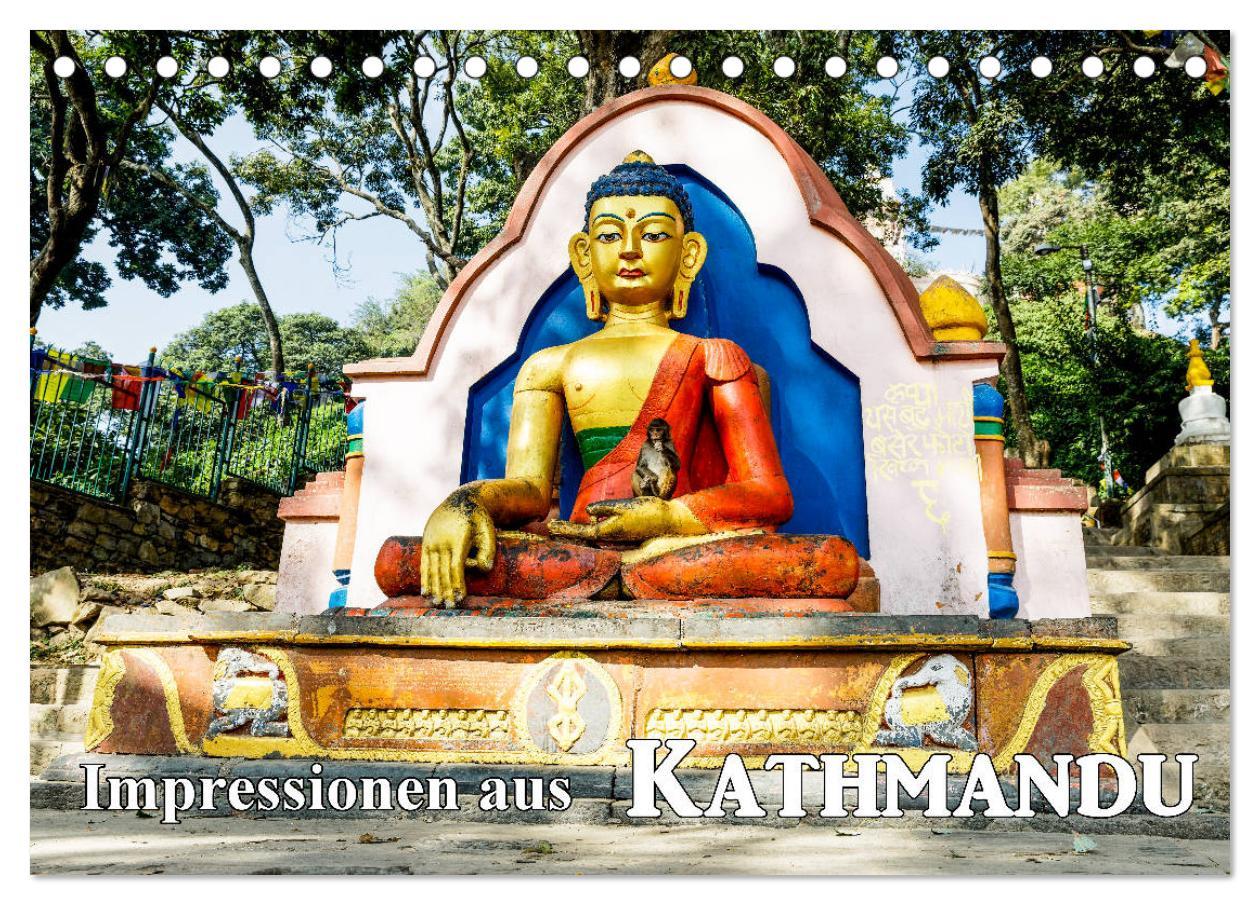 Cover: 9783435139965 | Impressionen aus Kathmandu (Tischkalender 2025 DIN A5 quer),...