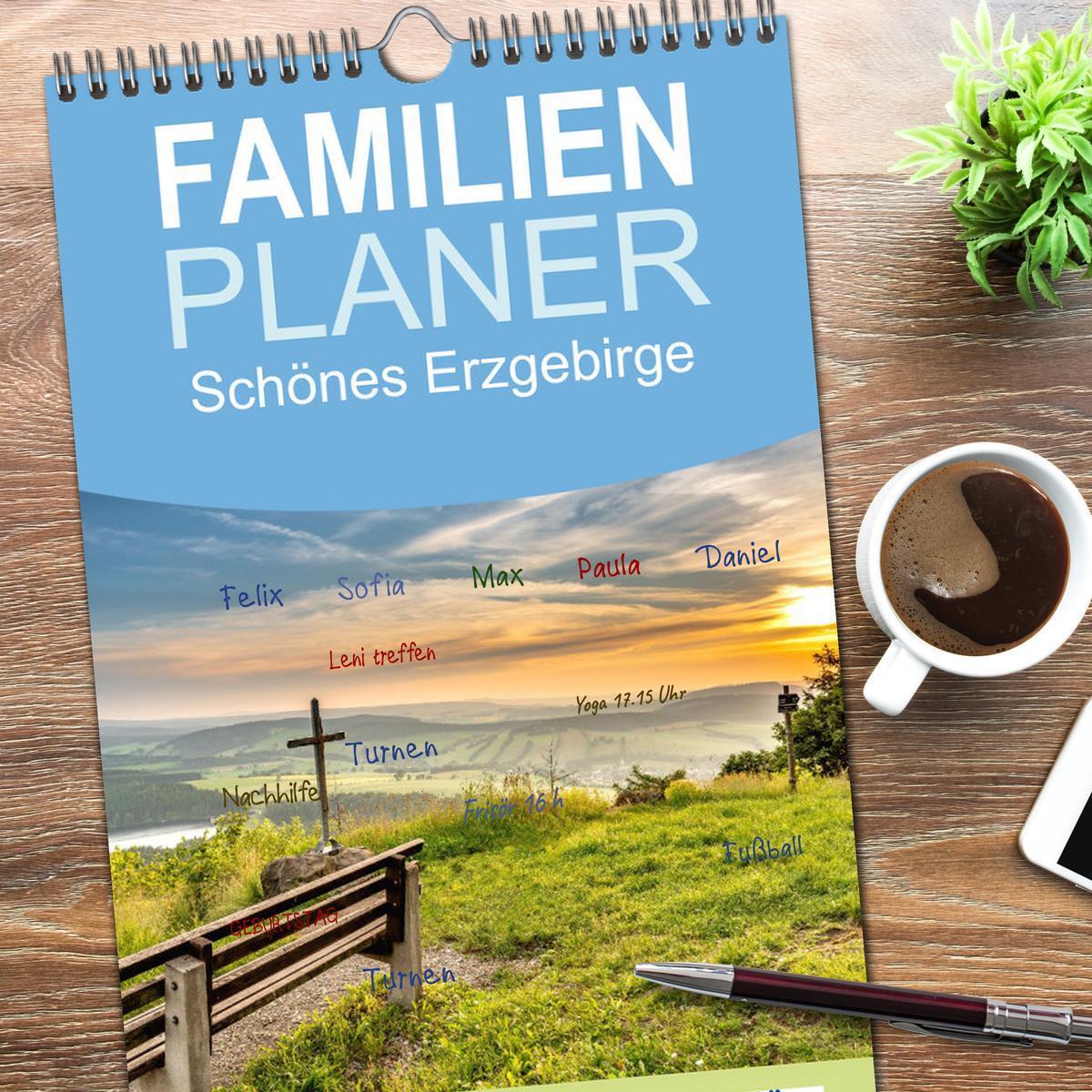 Bild: 9783457093801 | Familienplaner 2025 - Schönes Erzgebirge mit 5 Spalten...