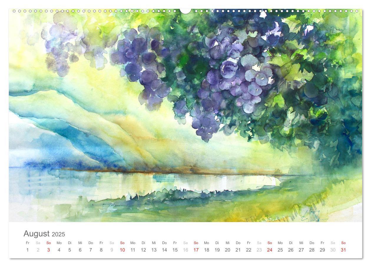 Bild: 9783435559022 | Faszination Aquarell - Eckard Funck (Wandkalender 2025 DIN A2...