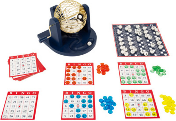 Bild: 4020972114068 | Bingo Spielset mit Trommel (Spiel) | small foot | Spiel | In Spielebox