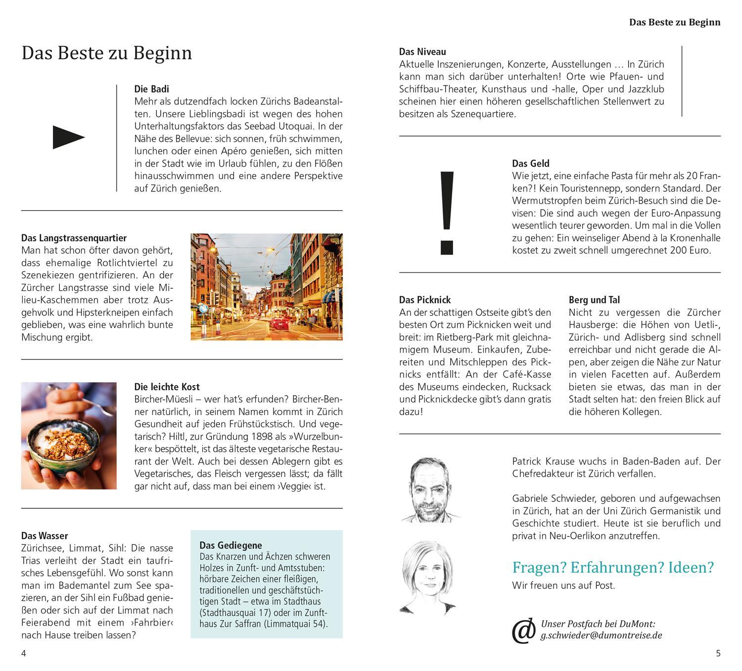 Bild: 9783616000329 | DuMont direkt Reiseführer Zürich | Mit großem Cityplan | Taschenbuch