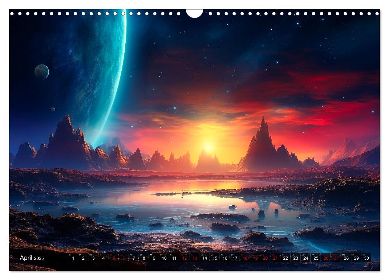 Bild: 9783383899614 | Nächster Halt Andromeda (Wandkalender 2025 DIN A3 quer), CALVENDO...