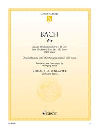 Cover: 9790001193825 | Air | Johann Sebastian Bach | Buch | 6 S. | Deutsch | 2013