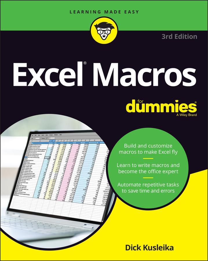 Cover: 9781119844433 | Excel Macros for Dummies | Dick Kusleika | Taschenbuch | 304 S. | 2022