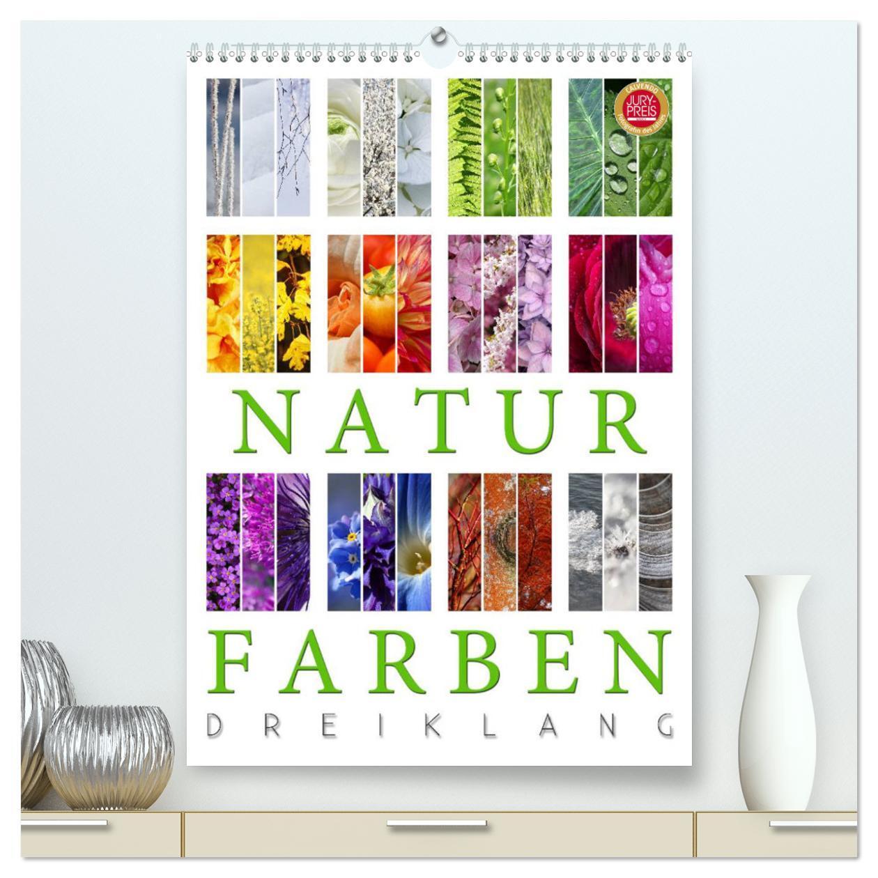 Cover: 9783457022641 | Natur Farben Dreiklang (hochwertiger Premium Wandkalender 2025 DIN...