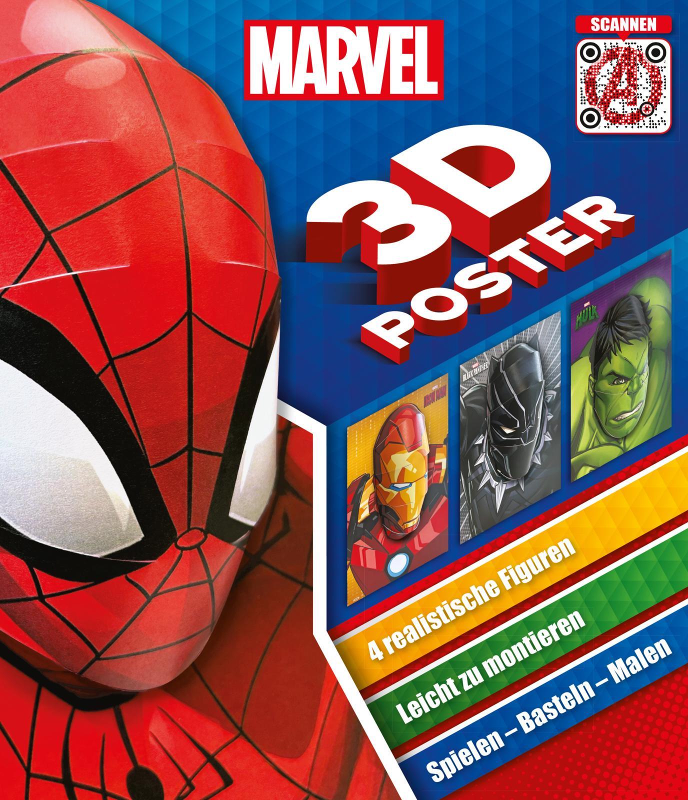 Bild: 9783845126777 | MARVEL: 3D-Poster | Taschenbuch | MARVEL | 16 S. | Deutsch | 2024