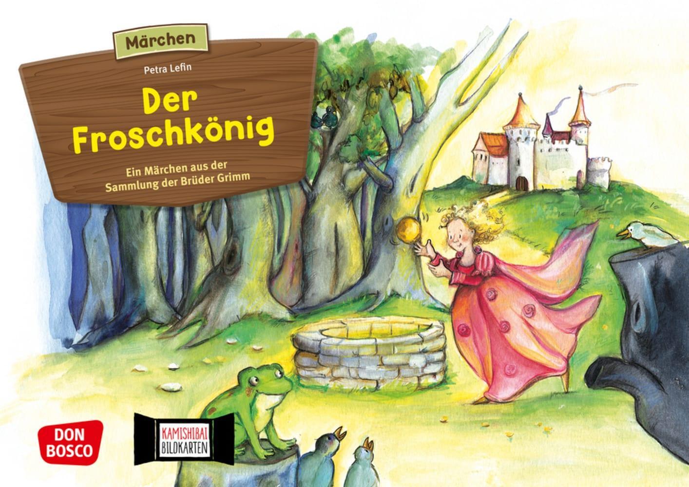 Cover: 4260179510380 | Der Froschkönig. Kamishibai Bildkartenset | Petra Lefin | Box | 12 S.