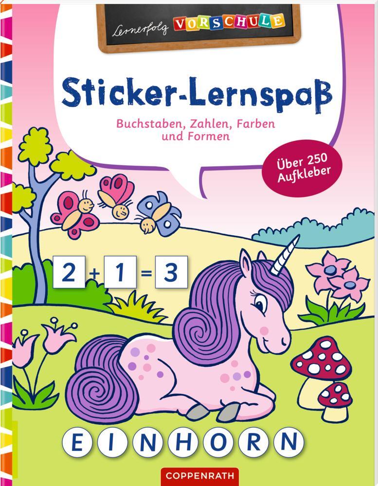 Cover: 9783649640592 | Sticker-Lernspaß (Feen &amp; Einhörner) | Charlotte Wagner | Taschenbuch