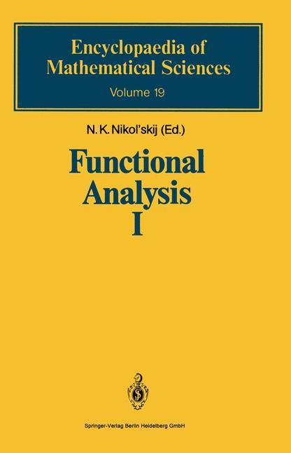 Cover: 9783540505846 | Functional Analysis I | Linear Functional Analysis | Yu. I. Lyubich