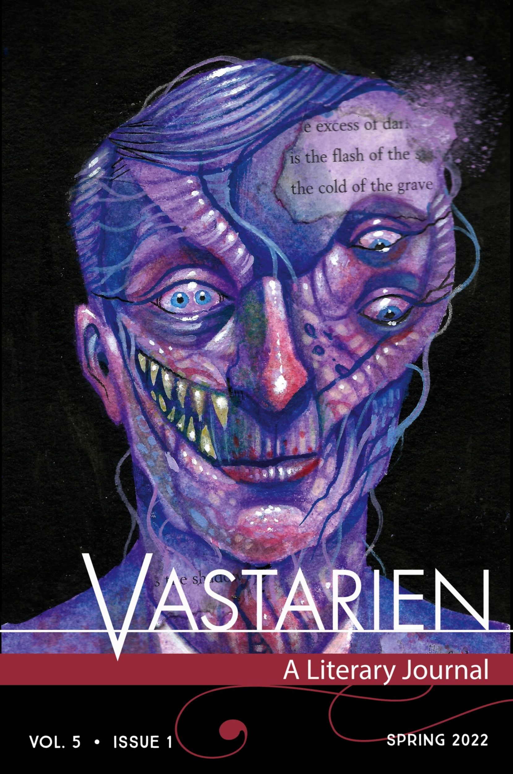 Cover: 9798218017095 | Vastarien | A Literary Journal vol. 5, issue 1 | Gwendolyn Kiste