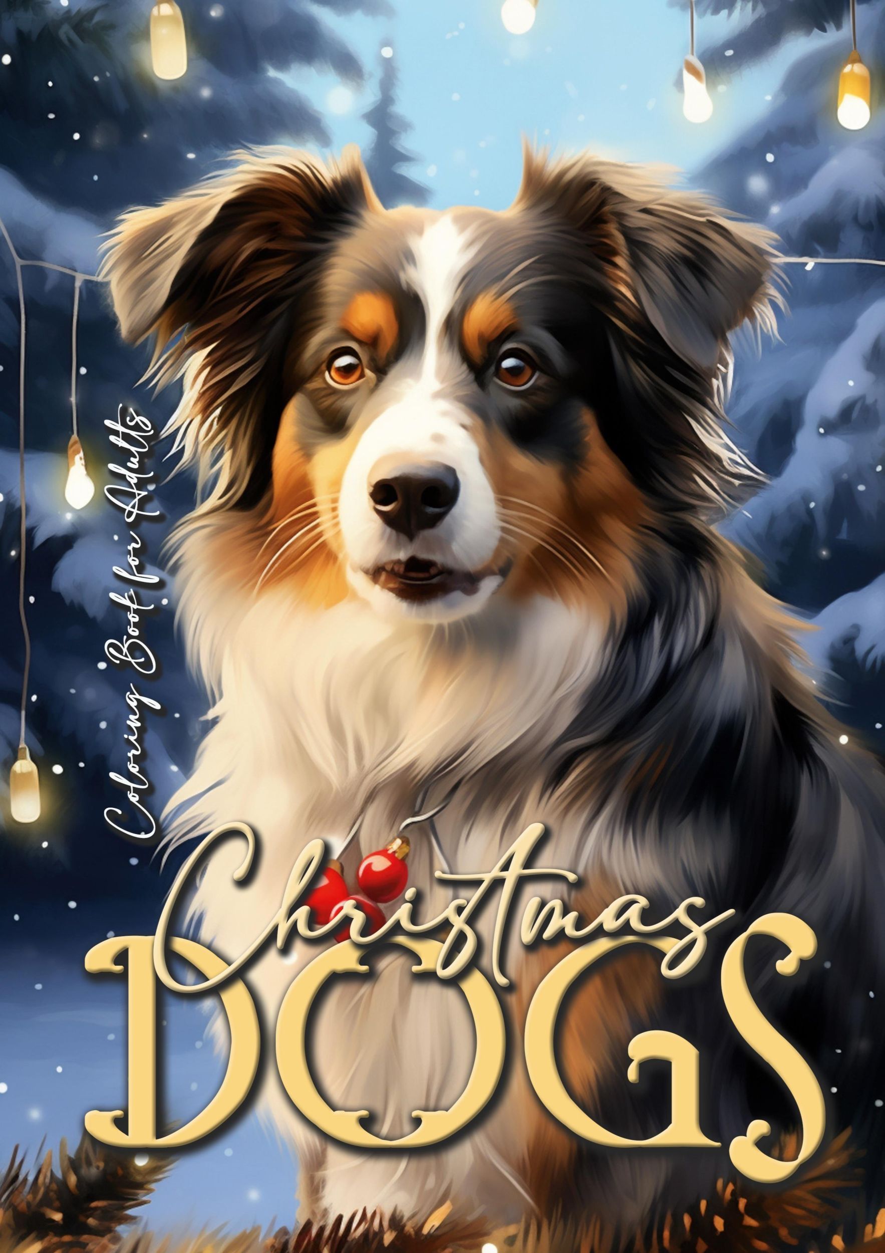 Cover: 9783758417511 | Christmas Dogs Coloring Book for Adults | Monsoon Publishing | Buch