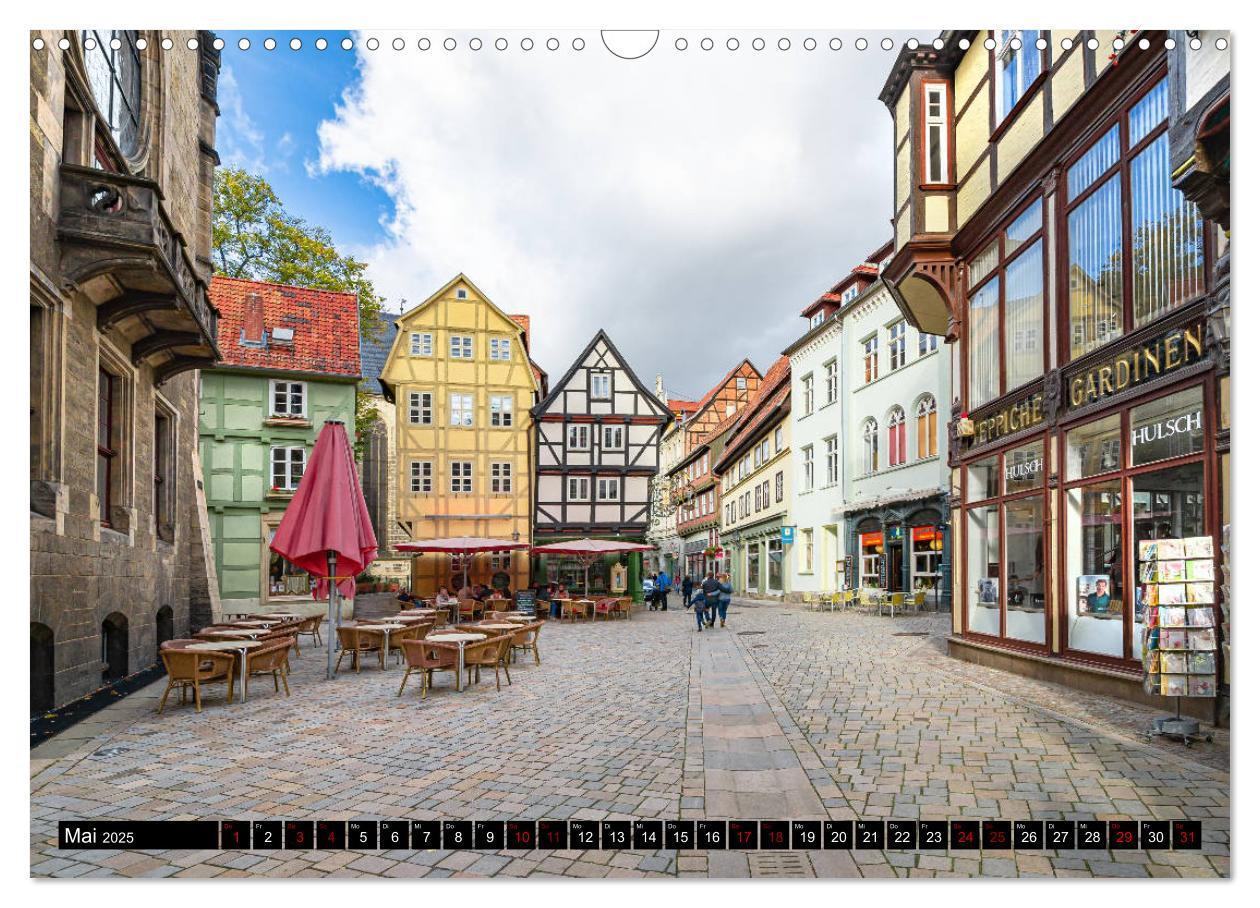 Bild: 9783435222711 | Fachwerkstadt Quedlinburg (Wandkalender 2025 DIN A3 quer), CALVENDO...