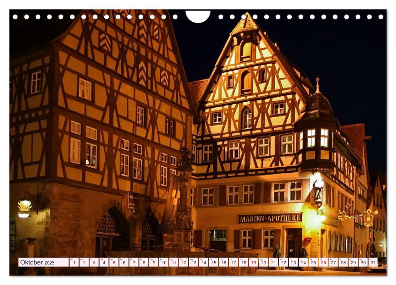 Bild: 9783435610778 | Romantisches Rothenburg ob der Tauber (Wandkalender 2025 DIN A4...