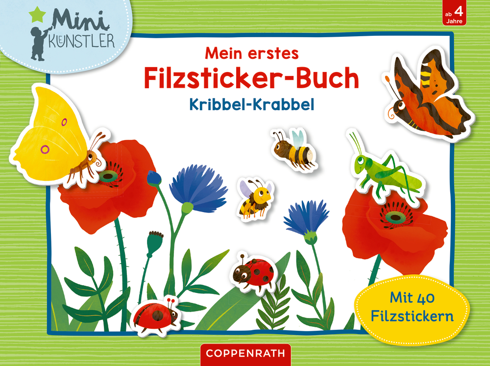 Bild: 9783649640400 | Mein erstes Filzsticker-Buch | Kribbel-Krabbel | Susanna Hatkemper