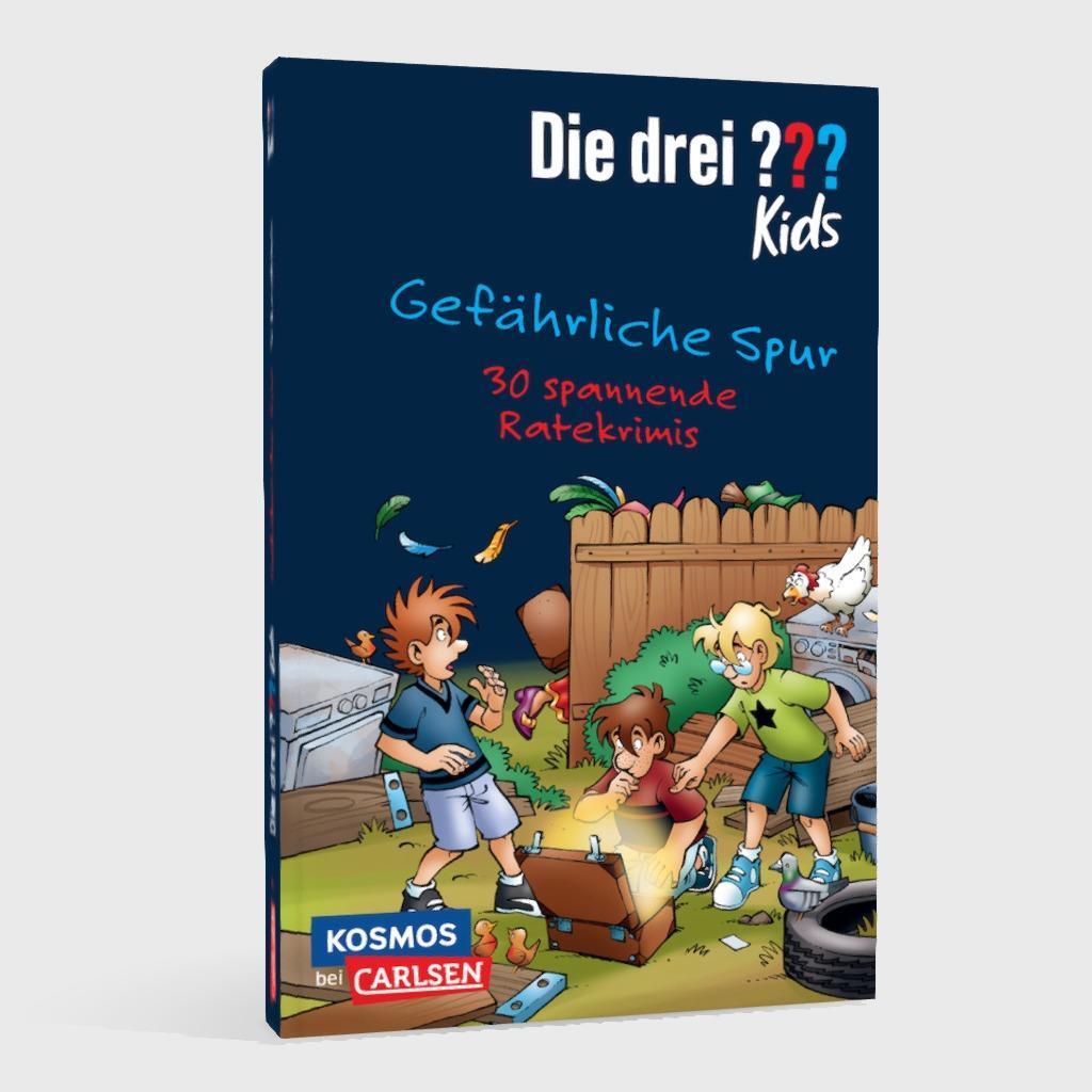 Bild: 9783551321886 | Die drei ??? Kids: Gefährliche Spur. 30 spannende Ratekrimis! | Buch