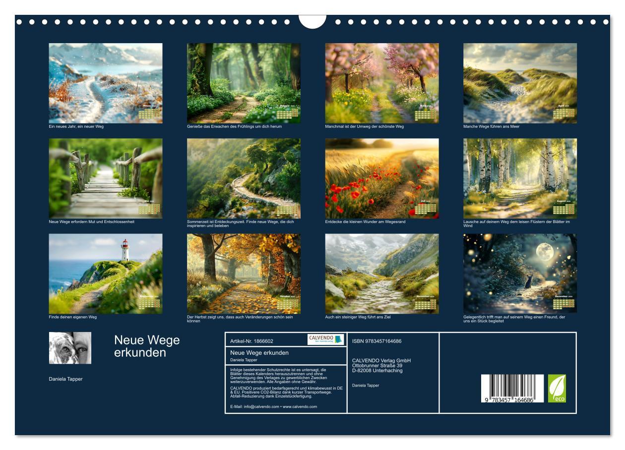 Bild: 9783457164686 | Neue Wege erkunden (Wandkalender 2025 DIN A3 quer), CALVENDO...