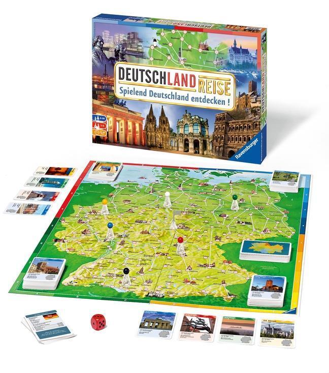 Bild: 4005556264926 | Deutschlandreise | Spiel | Deutsch | 2009 | Ravensburger