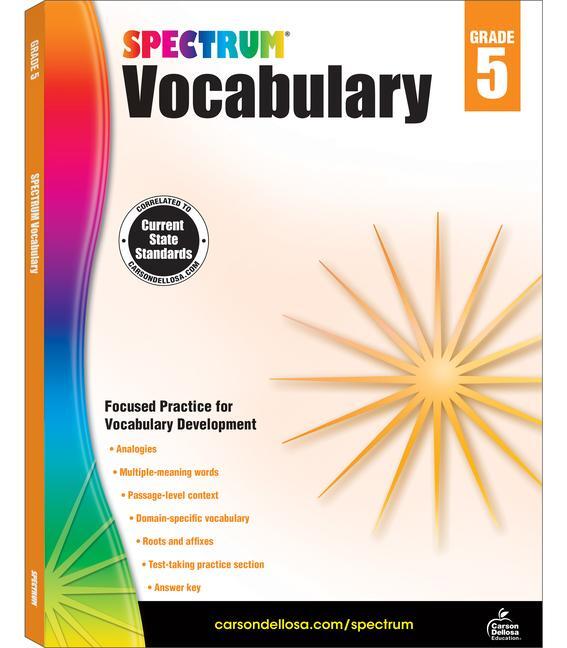 Cover: 9781483811932 | Spectrum Vocabulary, Grade 5 | Volume 88 | Taschenbuch | Englisch