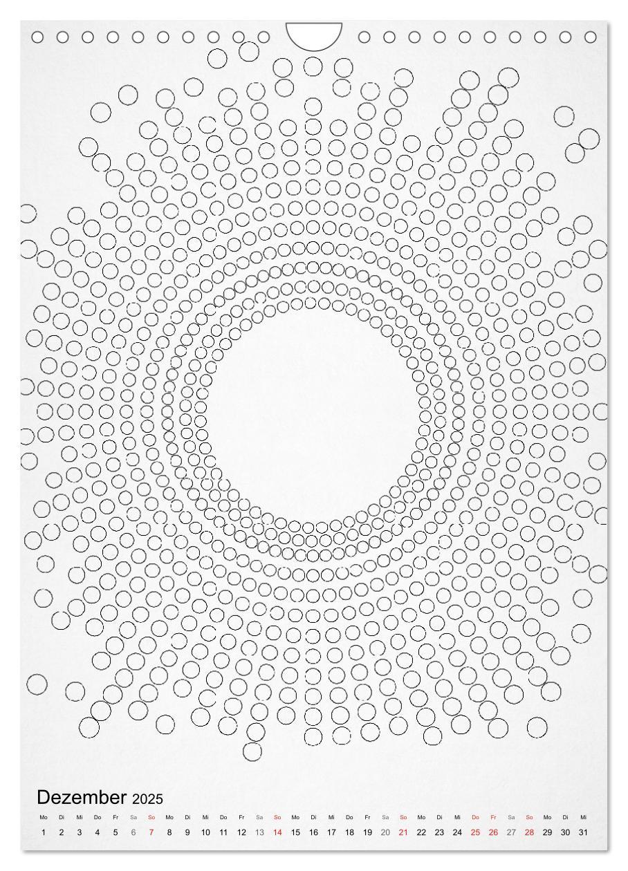 Bild: 9783457020128 | Geometric Graphik Art (Wandkalender 2025 DIN A4 hoch), CALVENDO...