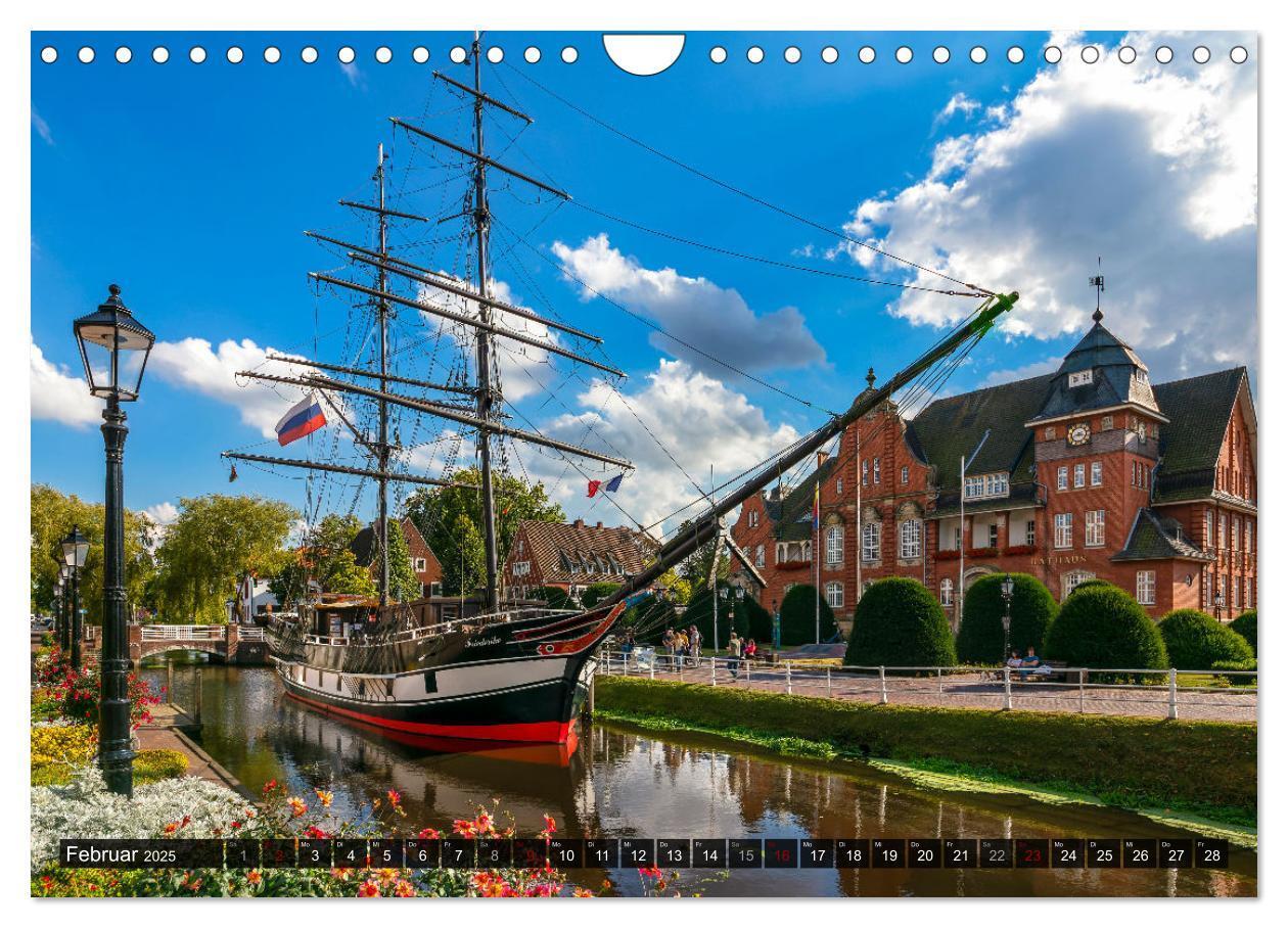 Bild: 9783435421848 | Papenburg - Venedig des Nordens (Wandkalender 2025 DIN A4 quer),...