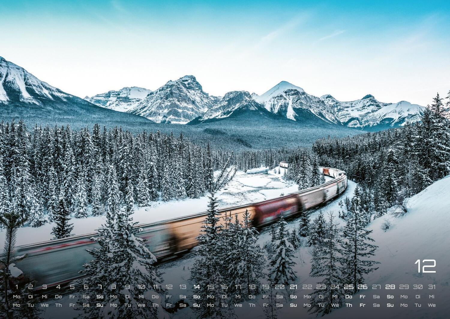 Bild: 9783986734497 | Eisenbahn - faszinierende Bahnwelt - 2025 - Kalender DIN A2 | de