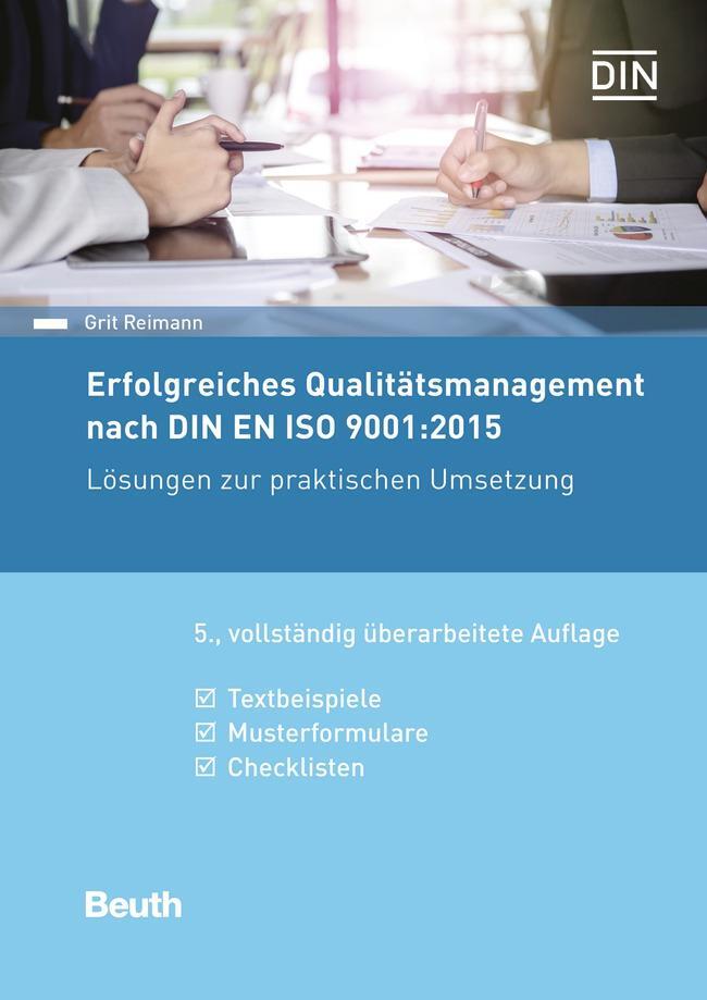 Cover: 9783410279730 | Erfolgreiches Qualitätsmanagement nach DIN EN ISO 9001:2015 | Reimann