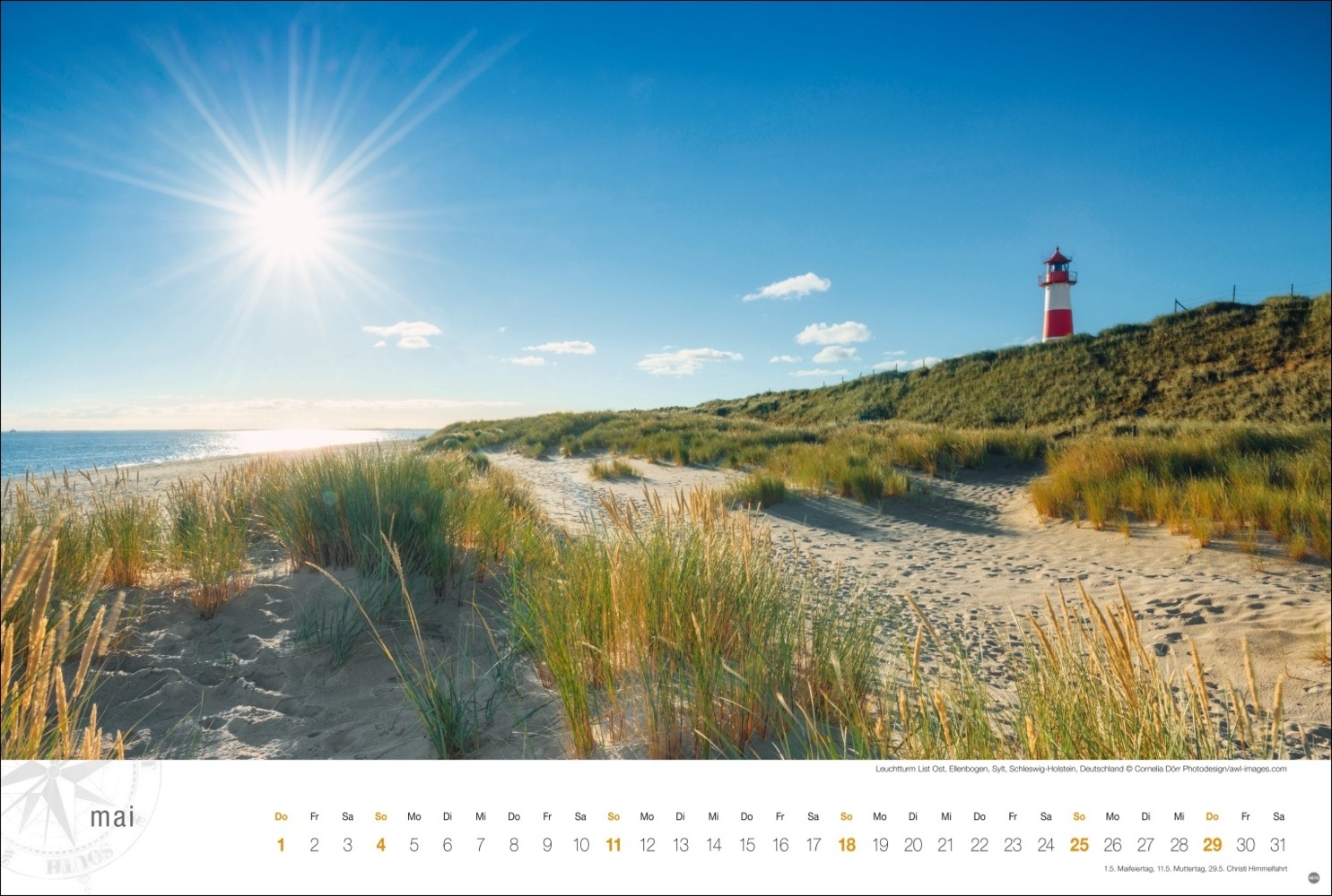 Bild: 9783756404827 | Nordsee Globetrotter Kalender 2025 - Von frischem Wind und weiten...