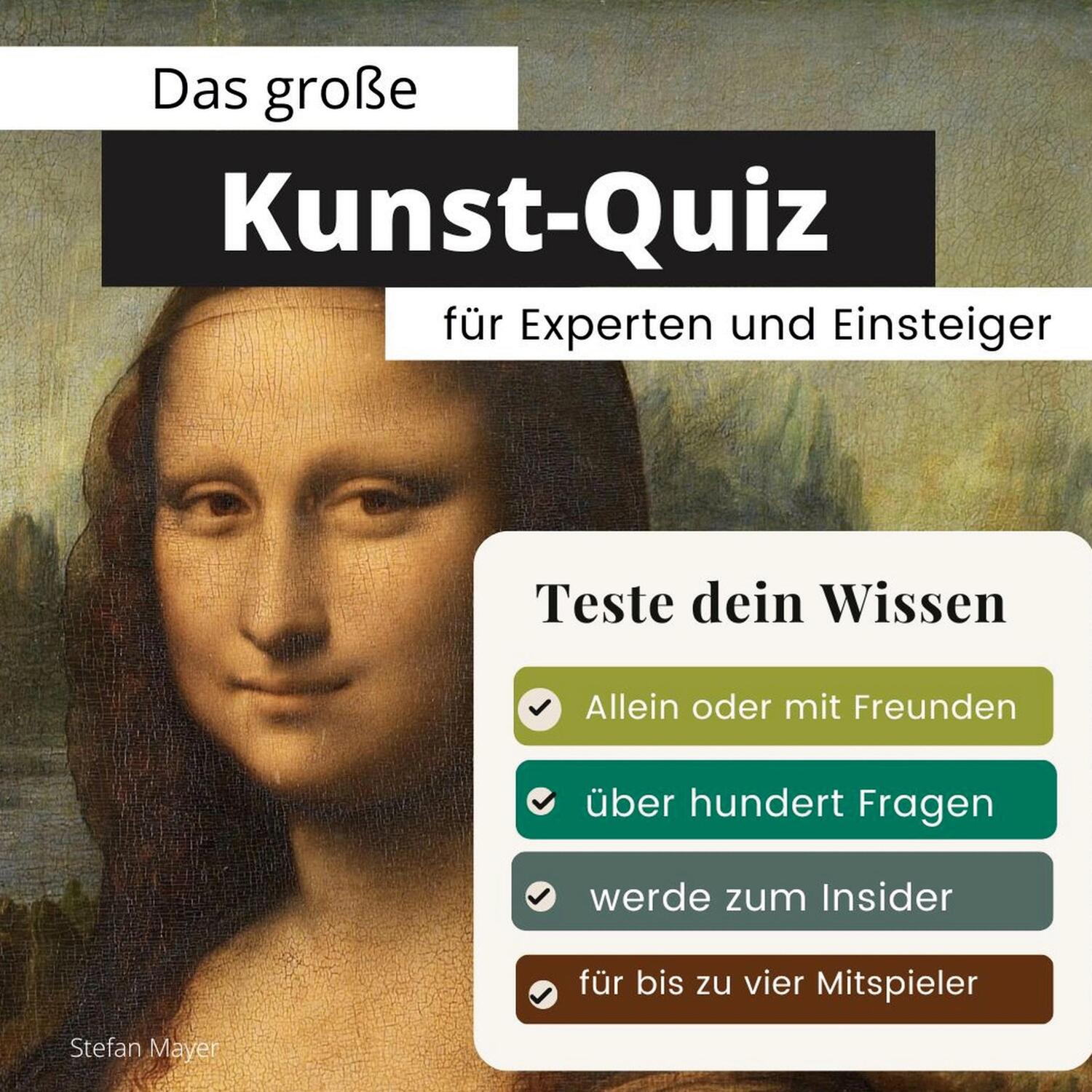 Cover: 9783750524477 | Das große Kunst-Quiz für Experten und Einsteiger | Teste dein Wissen