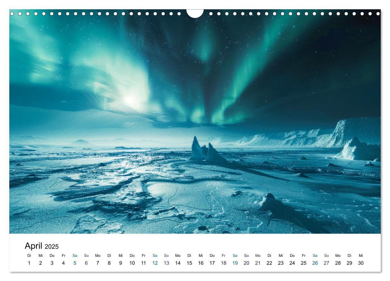 Bild: 9783383813665 | Aurora Borealis - Der Zauber der Nordlichter (Wandkalender 2025 DIN...